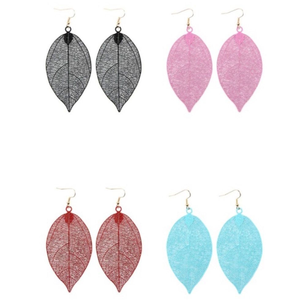 3 MIX PACK | LEAF FILIGREE SHIMMER EARRING